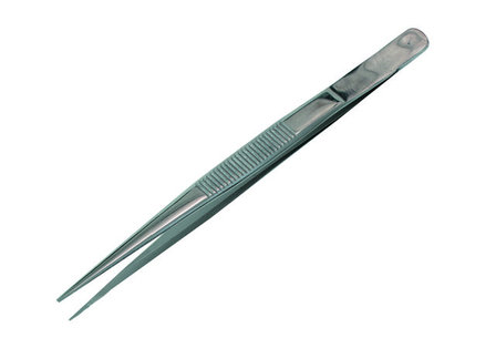 Pincet, recht, spits, 130 mm