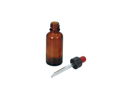 Druppelpipetfles 50 ml, bruin