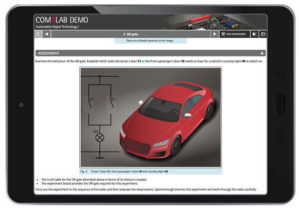 COM4LAB Automotive Digital Technology I 365 cursus